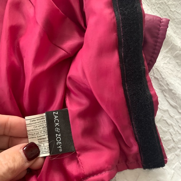 Zack & Zoey Pink Puffer Jacket - Picture 2 of 4